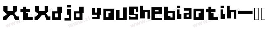 XTXDJD YouSheBiaoTiH字体转换